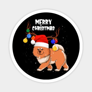 Chow Chow Merry Christmas Magnet